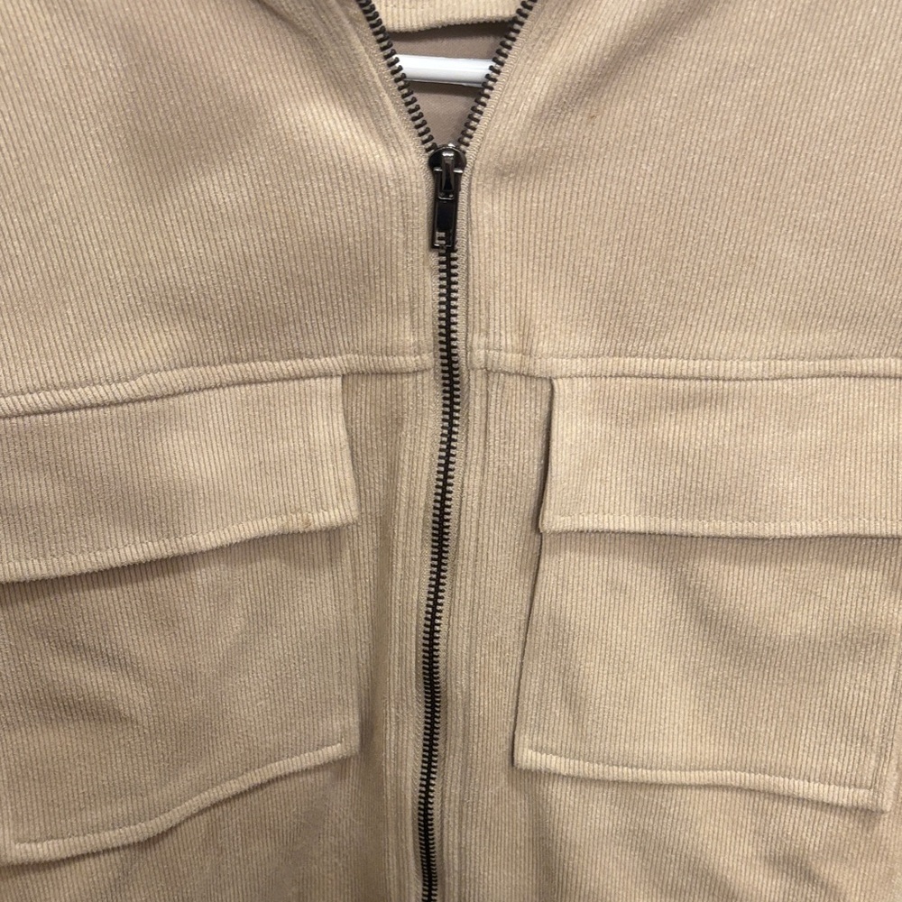 Solitaire Beige Utility Jacket - Picture 3 of 4
